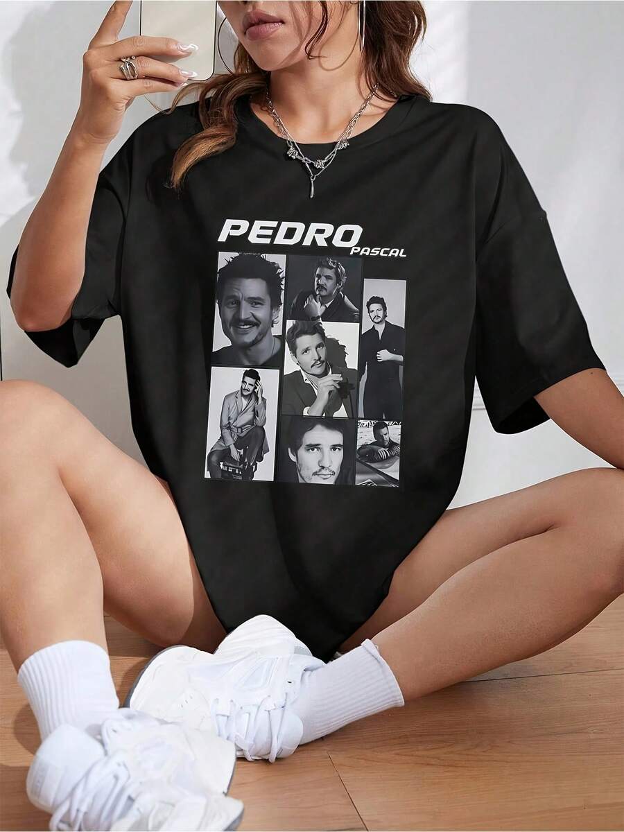 PEDROPASCAL T SHIRT - Black - View 1