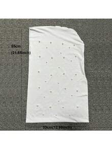 1pc White Lining Headscarf, Women's Quick-Wear Headscarf, Classic Style, 4 Wearing Methods - White - View 5