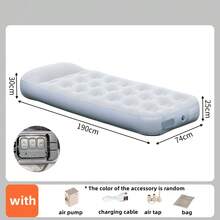 New Built-In Air Pump Self-Inflating Air Mattress Outdoor Tent Air Bed Double Sleeping Pad, Suitable For Camping Or Indoor - Multicolor - View 13