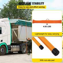 Load Height Measuring Stick 15' Sturdy Fiberglass Truck Height Stick With Adjustable Pole Non-Conductive Truck Height Measuring Stick With Carrying Bag Height Stick For Trucks Car Haulers - 15' - View 6