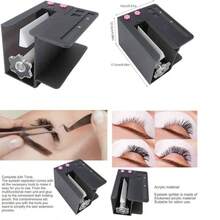 Mquina de Floracin de Pestaas, Mquina de Abanico de Pestaas, Separador de Races, Mquina de Abanico de Pestaas, Separador de Pestaas Acrlico, Mquina Divisora de (BLACK) - Negro - Ver 10