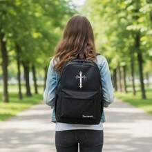 Osascorte Streetwear Mandrake Backpack - Reinforced For School And Casual Use - màu đen - Xem 6