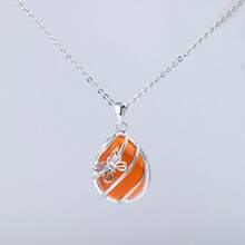 1pc Elegant & Fashionable 925 Sterling Silver Synthetic Cubic Zirconia Butterfly Accent Necklace, Suitable For Women's Daily, Party, Date, Gift - Silver - View 1