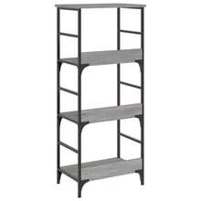 vidaXL Bibliothèque sonoma gris 50x33x117,5 cm engenharia de madeira - Cinza - Ver 6