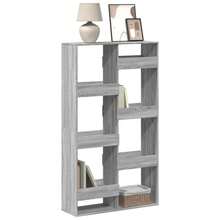 vidaXL Bibliothèque sonoma gris 100x33x175 cm wood engineering - Grigio - Visualizzare 1