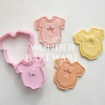 婴儿派对饼干压花模具 卡通衣服饼干模具 家用烘焙翻糖模具 3D饼干压模切割模具 蛋糕装饰