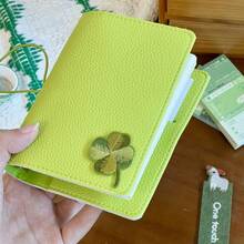ラッキーブラッドA7レザーモデル 手帳 学生用 刺繍 可分離 インスタ風のクリアで爽やかなポケットノート - 40枚の空白ページ - チェックする 4