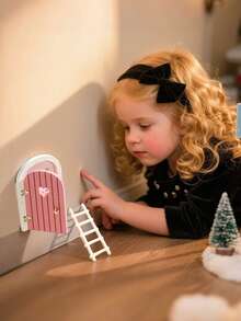 婴儿房仙女门墙饰套装，精致童话主题门饰，婴儿房墙面装饰摆件 - 彩色 - 查看 8