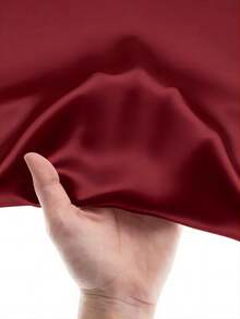 AIJ This Elegant Solid Color V-Neck Fitted A-Line Satin Shiny Mini Skirt With Puff Sleeves Is The Perfect Choice For Spring And Autumn Seasons. Suitable For Parties, Daily Commute, Christmas, New Year, Valentine's Day And Various Occasions.