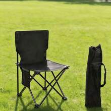 1个便携式户外折叠凳：钢架结构，适合成人使用，非常适合露营、野餐和钓鱼。 - 彩色 - 查看 1