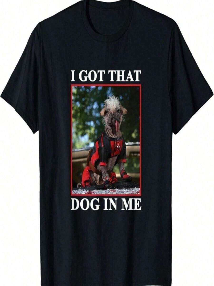 Deadpool & Wolverine Dogpool I Got That Dog In Me T-Shirt - Black15 - 查看 1