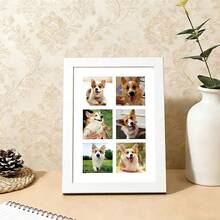 Customized Pet Photo Frame - Personalized Dog Photo Display Holder, Customized Pet Gift, Ideal For Pet Lovers' Collage, Birthday/Anniversary, Perfect Gift For Dog Lovers & Pet Memorial Home Decor