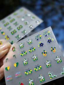 KIT OF 30 MINI STICKER SHEETS FOR THE WORLD CUP MODEL 01 - Multicolor - View 4