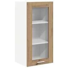 vidaXL Armario suspendido con almacenamiento Chêne artesanal 40 x 31 x 80 cm - Marrón - Ver 2