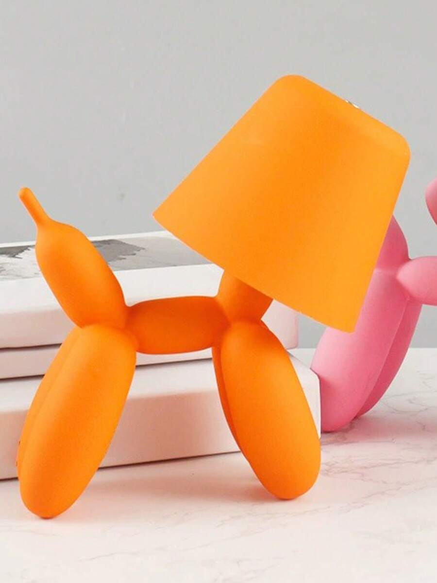 1pc Cute Dog Shaped LED Desk Lamp, 3 Color Temperatures Dimmable, Rechargeable, Bedroom Decor Gift - Puppy - View 1