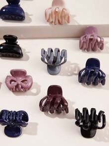 彩色小爪夹，侧刘海发夹，头顶发夹，女士发卡 - 彩色 - 查看 7