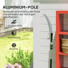 Telescopic Branch Saw 1.5–2.6m, Tree Pruner With Locking Mechanism, Telescopic Handle, Non-Stick Coated Blade, Lightweight Fruit Picking Shears/Tree Saw For Fresh Branches And Twigs