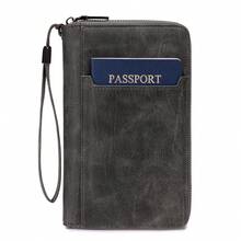 Best Seller Slim Passport Wallet Multi-Slot ID Card Boarding Pass Holder,RFID Blocking Passport Holder Multi-Card Slots Slim Travel Document Organizer For Women/Men - Multicolor - View 20