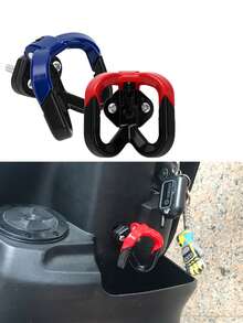1-Piece Motorcycle Front Mount Double Hook MTG-6990 Red/Blue Multi-Functional Hook, High Load Capacity, 360° Adjustable, Space-Saving, Aluminum Alloy, Compatible With Motorcycles/Electric Bikes - 1 - View 11