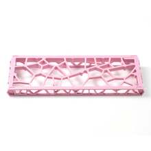 Custom Keyboard RT60 Hollow PC Shell, Pink Color, Compatible With GH60 Magnetic Axis - Baby Pink - View 7