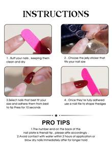 10Pcs Glossy False Nails With Sakura Decor Yellow Edge Press On Nails For Wedding Party Festival Daily Wear Nail Supplies - Multicolor - View 9