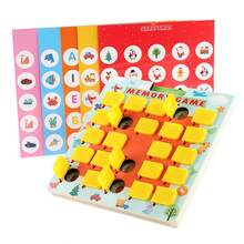 Juguetes de entrenamiento de memoria y enfoque para niños - Ajedrez de memoria, pensamiento lógico, desarrollo de inteligencia, juego de mesa, ajedrez - Multicolor - Ver 12