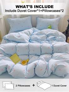 Bộ 3 ga trải giường họa tiết hoa, chất liệu microfiber cao cấp siêu mềm mại, thoáng khí, đa năng sử dụng được cả bốn mùa, có thể giặt máy, chống phai màu, không xù lông, không co rút, không nhăn, phong cách trang trí phòng ngủ Boho/Farmhouse/Modern Minimalist, dễ bảo quản, phù hợp với giường cỡ King/Queen/Full/Twin, lý tưởng cho nhà ở, ký túc xá, căn hộ, phòng khách, nhà nghỉ dưỡng và làm quà tặng. - Nhiều màu - Xem 2