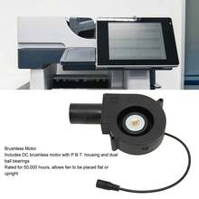 Soplador Pequeño Soplador de Aire Eléctrico Ventilador de 12 V Motor sin Escobillas DC 12 V con Control de Velocidad - Tipo de Enchufe A USA (110-127V) - Ver 5