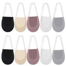 Women's Invisible Boat Socks, Summer Silicone Non-Slip Socks For High Heels, Thin Ice Silk Half-Palm Sling Socks, New Christmas Gift