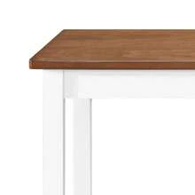 vidaXL Tavolo da bar Bois massiccio 108x60x91 cm - Castano - Visualizzare 3