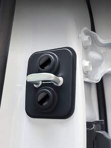 Silicone Car Door Lock Cover – Triple-Layer Shock Absorption Pad, Noise Reduction & Dustproof Protection For Door Latch, Anti-Rust Guard With Soft Silicone, Easy Install For All Vehicles,Door Shock-Absorbing Buffer Sleeve, Door Lock Tongue Protective Sleeve - Door Lock Protective Cover - View 2