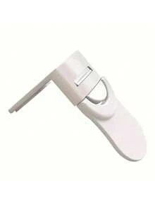 White Refrigerator Lock, ABS Material, No Drilling Required, Easy Installation, Strong Adhesive, Suitable For Drawers, Refrigerators, Washing Machines, Bucket Seats, Cabinets, Wardrobes, Ovens, Trash Cans, Ideal Holiday Gift - Multicolor - View 11