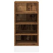 vidaXL Meuble bas "Riga" Bois ancien 40 x 44,5 x 81,5 cm Bois d'ingénierie - Castanho - Ver 4