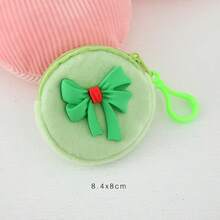 1pc Cartoon Keychain Coin Purse Girly Bow Earphone Storage Pouch Cute Small Coin Wallet For Women Mini Wallet Small Wallet Kawaii Cute Stuff - Multicolor - View 11