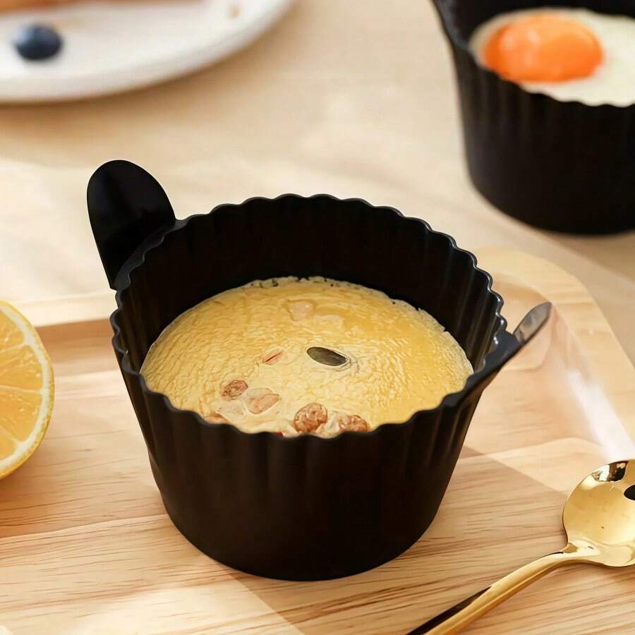 Silicone Air Fryer Egg Mold, Steamer Cup And Muffin Cup, Large Silicone Egg Shaped Mold