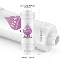 香薰淋浴喷头过滤器，家用淋浴热水器前端除氯及肌肤净化过滤器，高品质维生素C香薰淋浴过滤器，香味浓郁，圆形塑料材质香氛淋浴过滤器，家用浴室淋浴喷头前置过滤器（含维生素C）