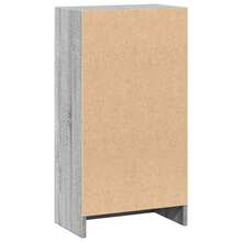 vidaXL Bibliothèque sonoma gris 40x24x76 cm ingénierie du bois - Gris - Voir 6