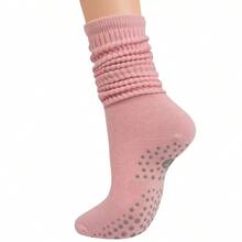 3 pares de calcetines deportivos multiusos de unicolor para mujer, minimalistas y casuales, adecuados para todas las estaciones, deportes al aire pilates, calcetines de yoga, calcetines tubo casuales de ballet, uso diario y ejercicio, incluyendo calcetines con agarre, excelentes para regalar - Multicolor - Ver 14