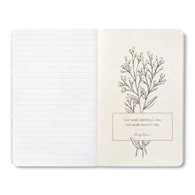 Softcover Journal - My Heart Gives Thanks… – A Write Now Journal With 128 Lined Pages, 5″W X 8″H - Trái Tim Trắng - Xem 5