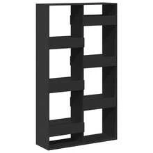 vidaXL Cloison de separation black 100x33x175 cm made of engineering - Preto - Ver 2