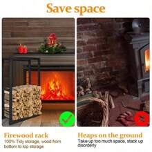 Firewood Racks - 150 X 60 X 25 cm - View 7