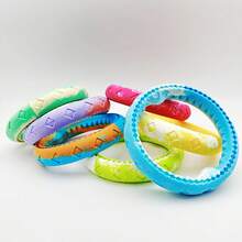 Pet Dog Rubber Bite Ring, Bite Resistant Grinding Training, Interactive Companionship For Large, Medium, And Small Dogs - Random Color - View 5