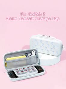 1个蓝色蝴蝶结波点设计保护套，兼容Switch第二代（2025），Switch 2/Switch NS/Switch OLED/Lite，Switch游戏机配件，全套包含便携包、卡槽底座，是送给Switch玩家的最佳礼物。 - 彩色 - 查看 9