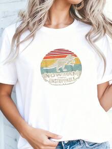 Funny Shiba-Inu T-Shirt With Cryptocurrency Reaching The Moon - White 6 - View 2