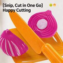 Đồ chơi cắt trái cây cho bé, bộ đồ chơi giáo dục, có thể cắt rau củ và trái cây, không tiếp xúc với thực phẩm, mô phỏng dụng cụ nhà bếp, không có cạnh sắc. - Nhiều màu - Xem 4