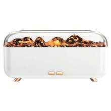 Difuzor de aromă cu ceață de lavă vulcanică alimentat prin USB cu lumini colorate, umidificator de aer pentru sufragerie, dormitor, de asemenea, un cadou minunat - Multicolor - Vizualizare 13
