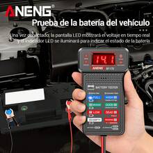 Aneng Bt-172 Battery Testers Industry Electrician Tester Prueba de baterías de vehículos - Gris Oscuro - Ver 6