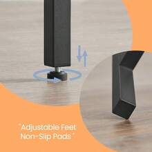 Bar Table And Stools Set Of 3, High Kitchen Table With 2 Bar Chairs, Dining Room, Space Saving For Breakfast, Rustic Brown And Black - Rustic Brown - View 7