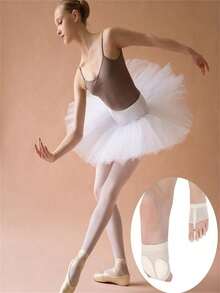 1双肚皮舞半鞋，分趾软底，带脚趾保护垫，适用于肚皮舞、芭蕾舞鞋、分趾袜、运动鞋、芭蕾舞袜 - 彩色 - 查看 7