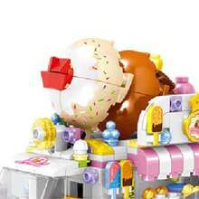 Retro Food Truck Construction Set - Ice Cream, Burger And Snack Van Model Kit, STEM Educational Toy For Children Ages 8-12, Creative DIY Gift For Boys And Girls.